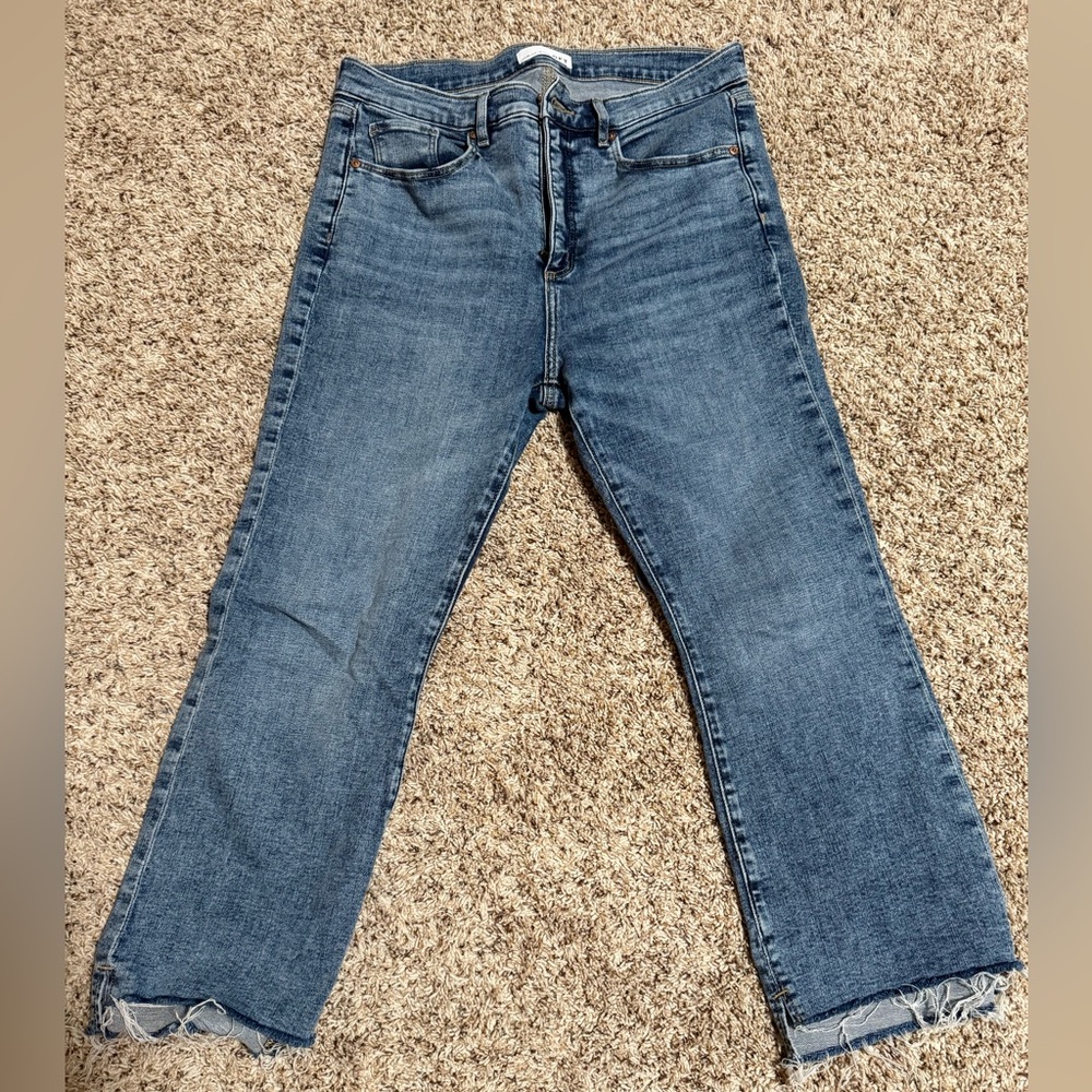 LOFT Mid-Wash Cropped Women's Jeans